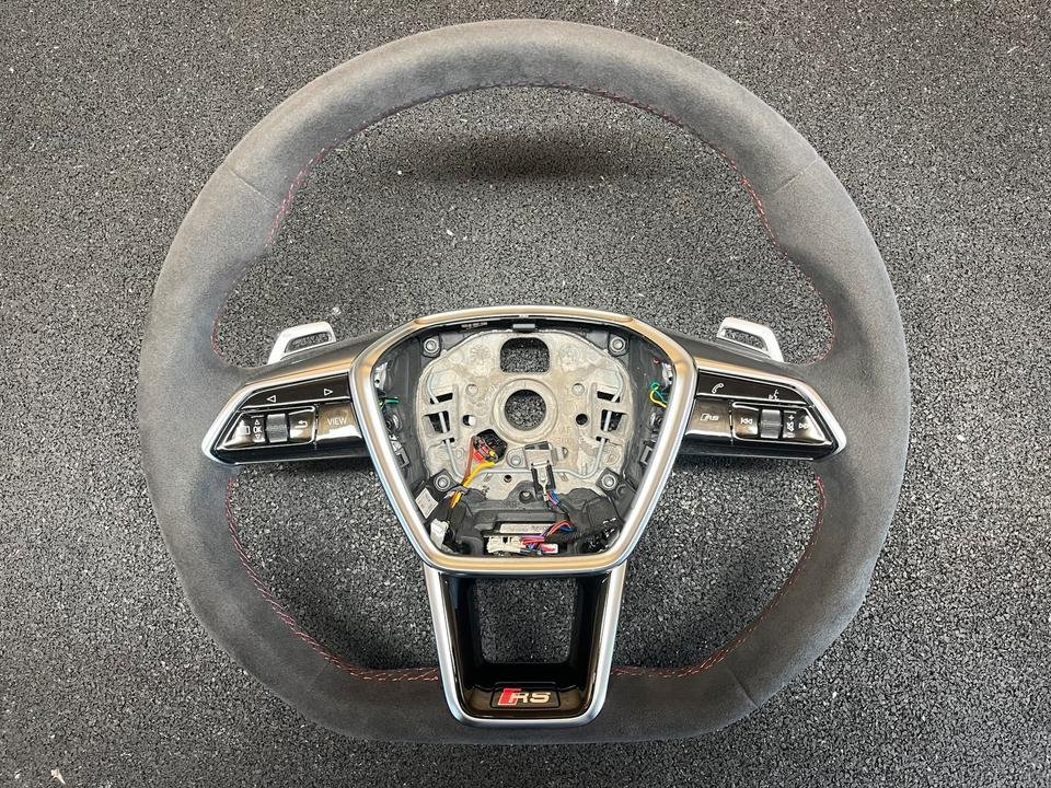 Audi RS6 RS7 A6 C8 A7 4K Alcantara Lenkrad Heizung Exclusive