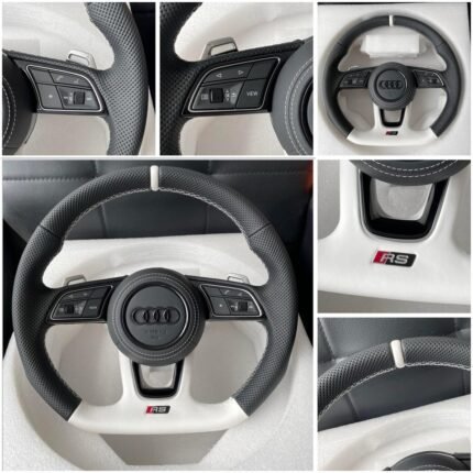 Audi S3 RS3 8Y A4 S4 RS4 A5 S5 RS5 8W B9 Leather Steering Wheel
