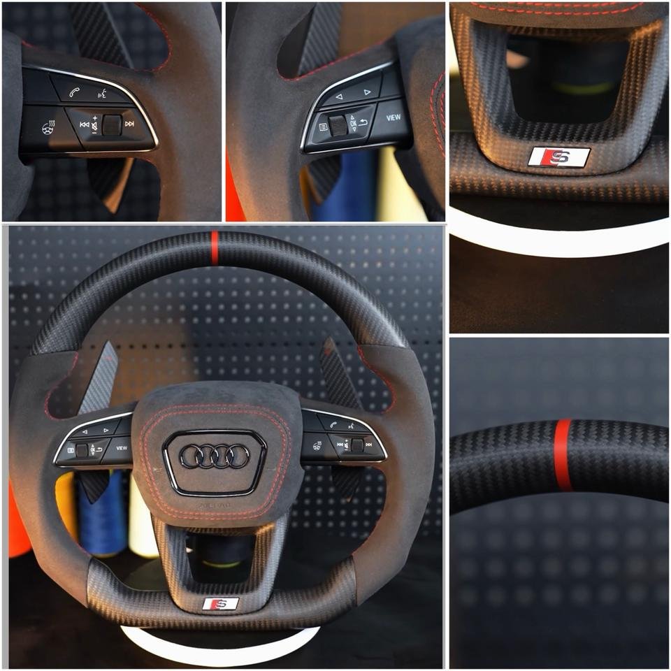 Audi S3 RS3 RSQ3 Q5 SQ5 Q7 SQ7 SQ8 RSQ8 4M Lenkrad Carbon Heizung