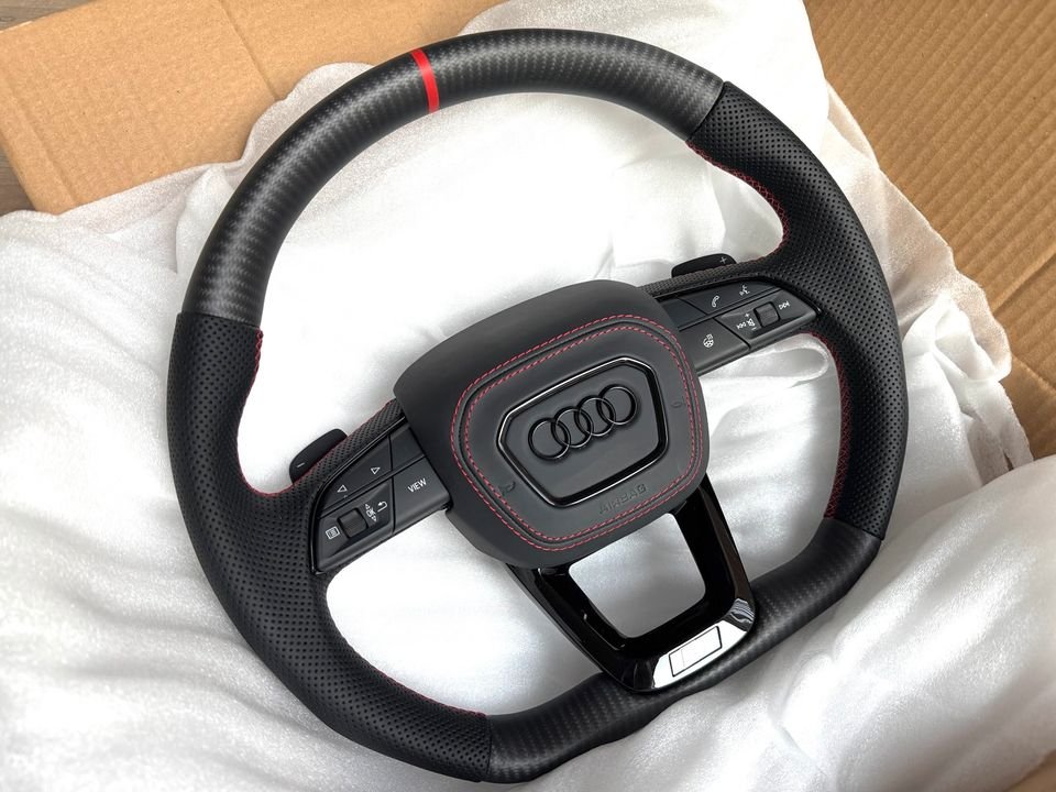 Audi S3 RS3 RSQ3 Q5 SQ5 Q7 SQ7 SQ8 RSQ8 4M Lenkrad Carbon Leder