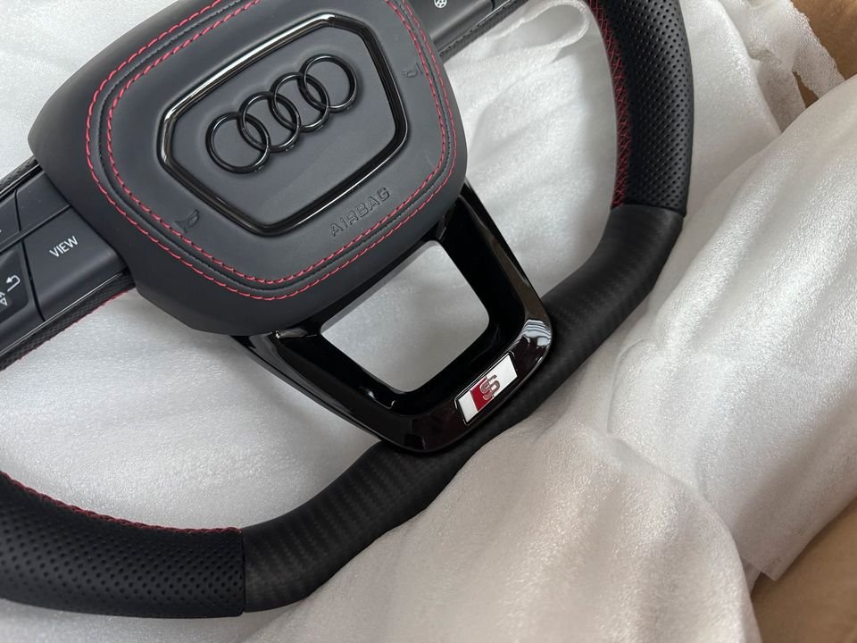 Audi S3 RS3 RSQ3 Q5 SQ5 Q7 SQ7 SQ8 RSQ8 4M Lenkrad Carbon Leder