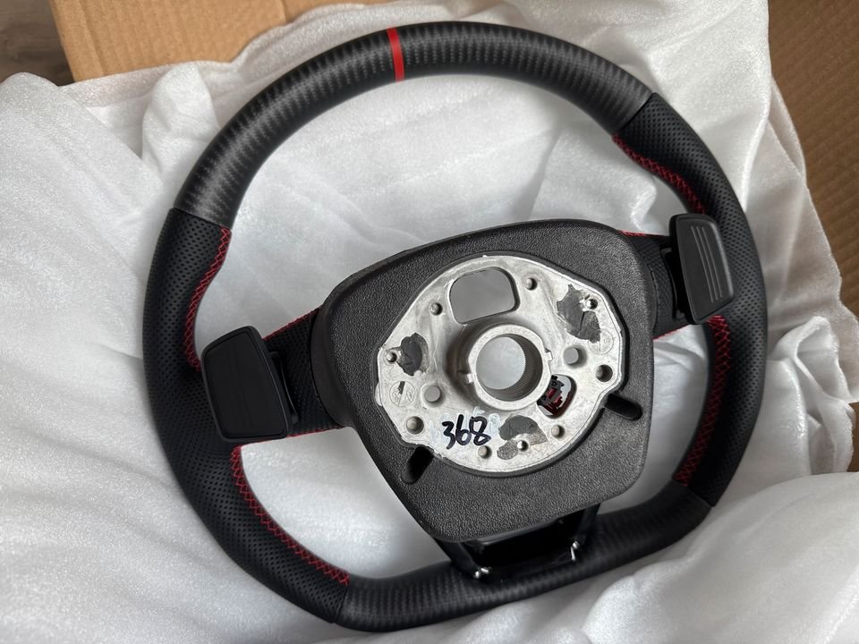 Audi S3 RS3 RSQ3 Q5 SQ5 Q7 SQ7 SQ8 RSQ8 4M Lenkrad Carbon Leder