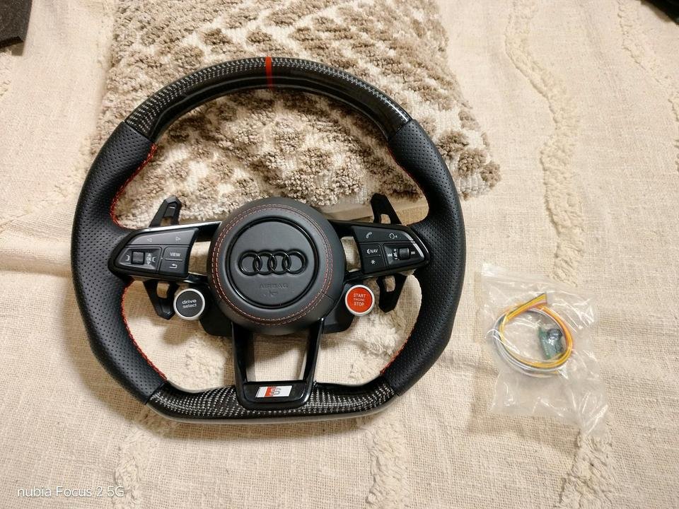 Audi Sport Lenkrad Optik Carbon A3 A4 A5 A6 A7 S7 S6 S5 S3 Q7 Q8