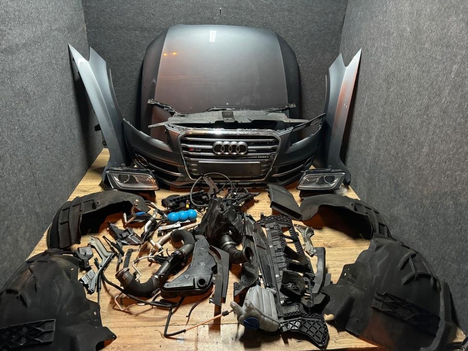 Audi SQ5 8R LZ7S Motorhaube Stoßstange Scheinwerfer Kühlerpaket