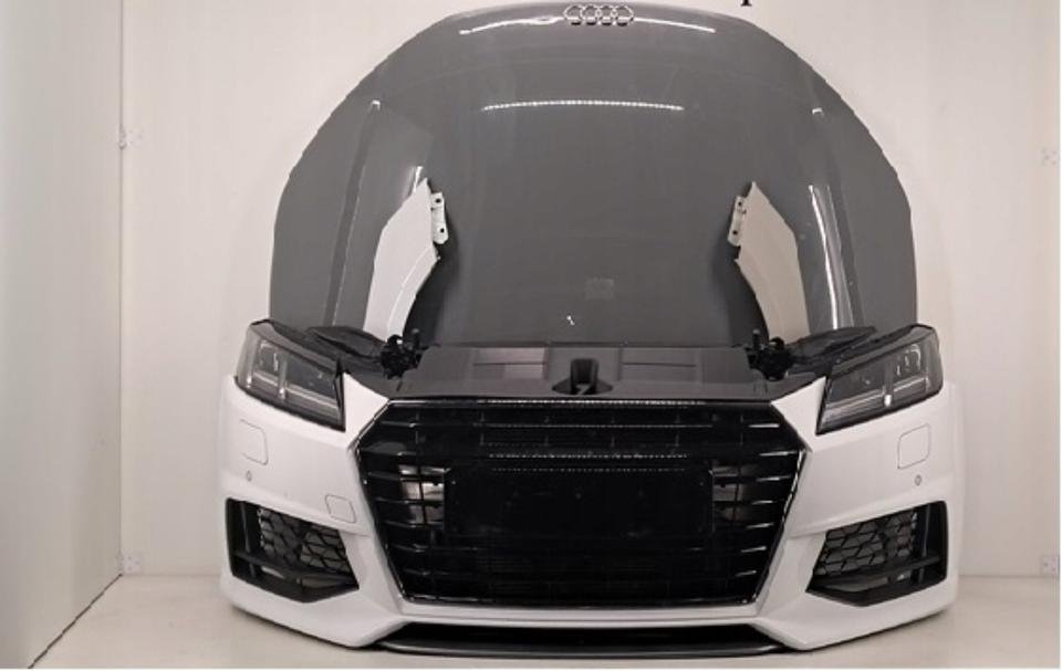 AUDI TT 8S S-LINE Frontpaket Motorhaube Kotflugel Scheinwerfer