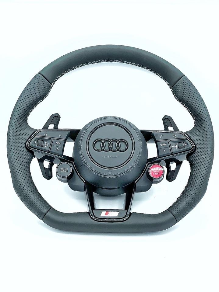 Audi TTRS, TT, TT RS, Lenkrad, 8S, 4S, R8, RS6, RS7, RS3, schwarz