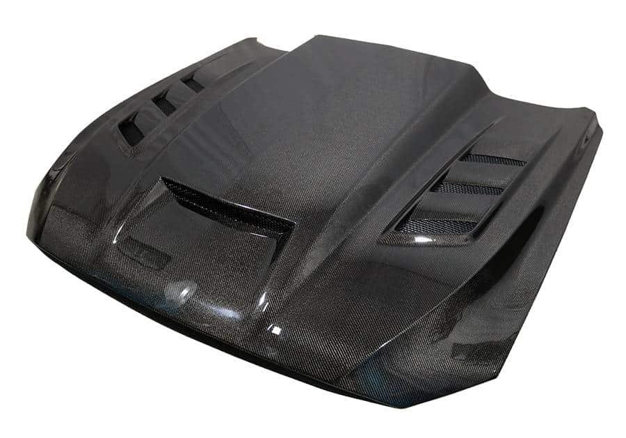 Auto Addict Carbon Terminator Style Hood for S550 Ford Mustang (pre-facelift)