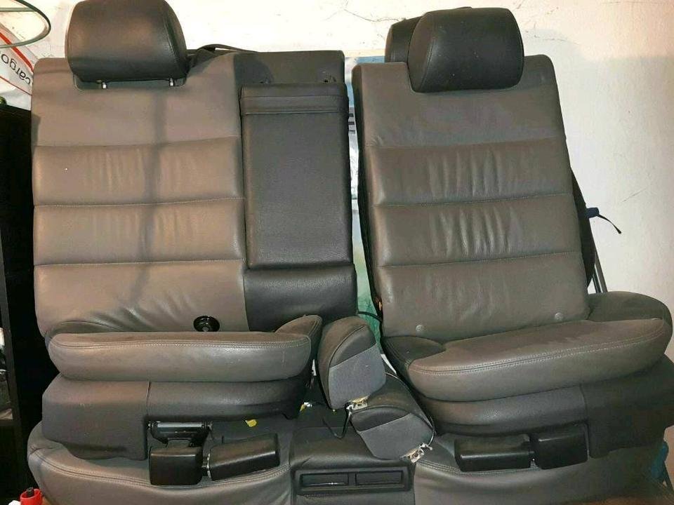 Autositze Audi A6 C5 Allroad komplett Leder grau/schwarz