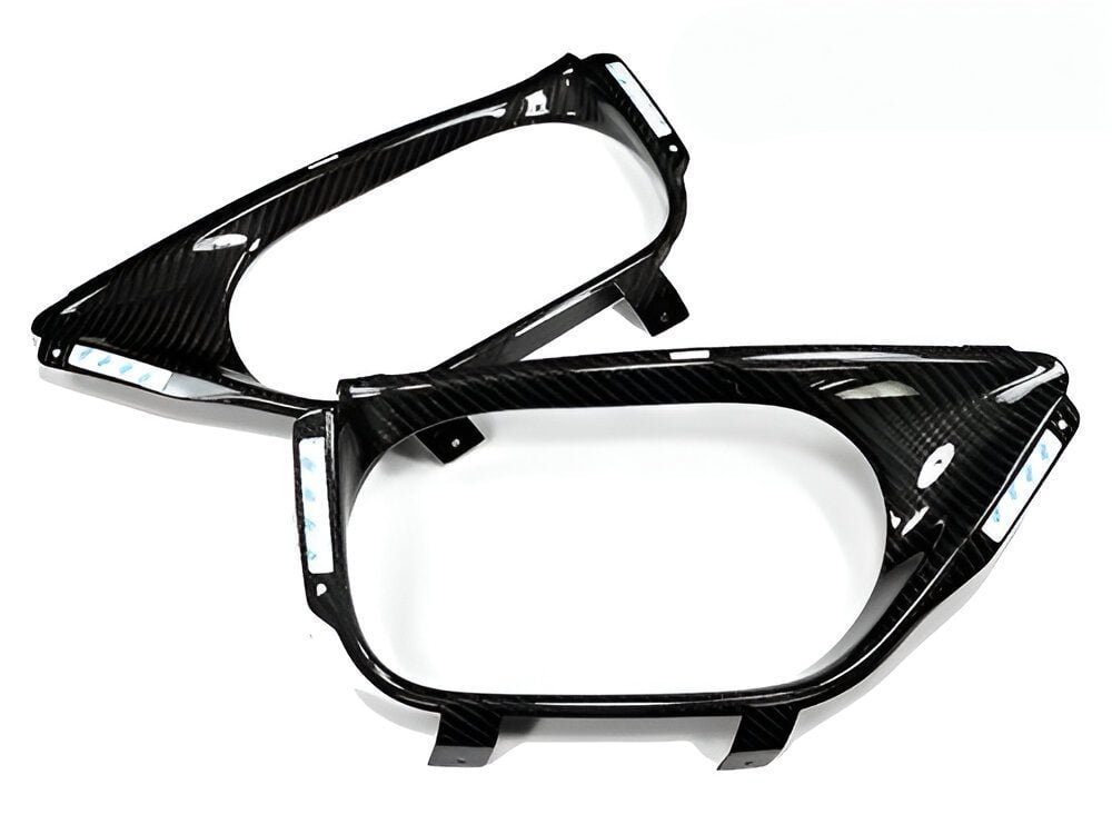 AutoTecknic Dry Carbon Exhaust Shields for R35 Nissan GT-R