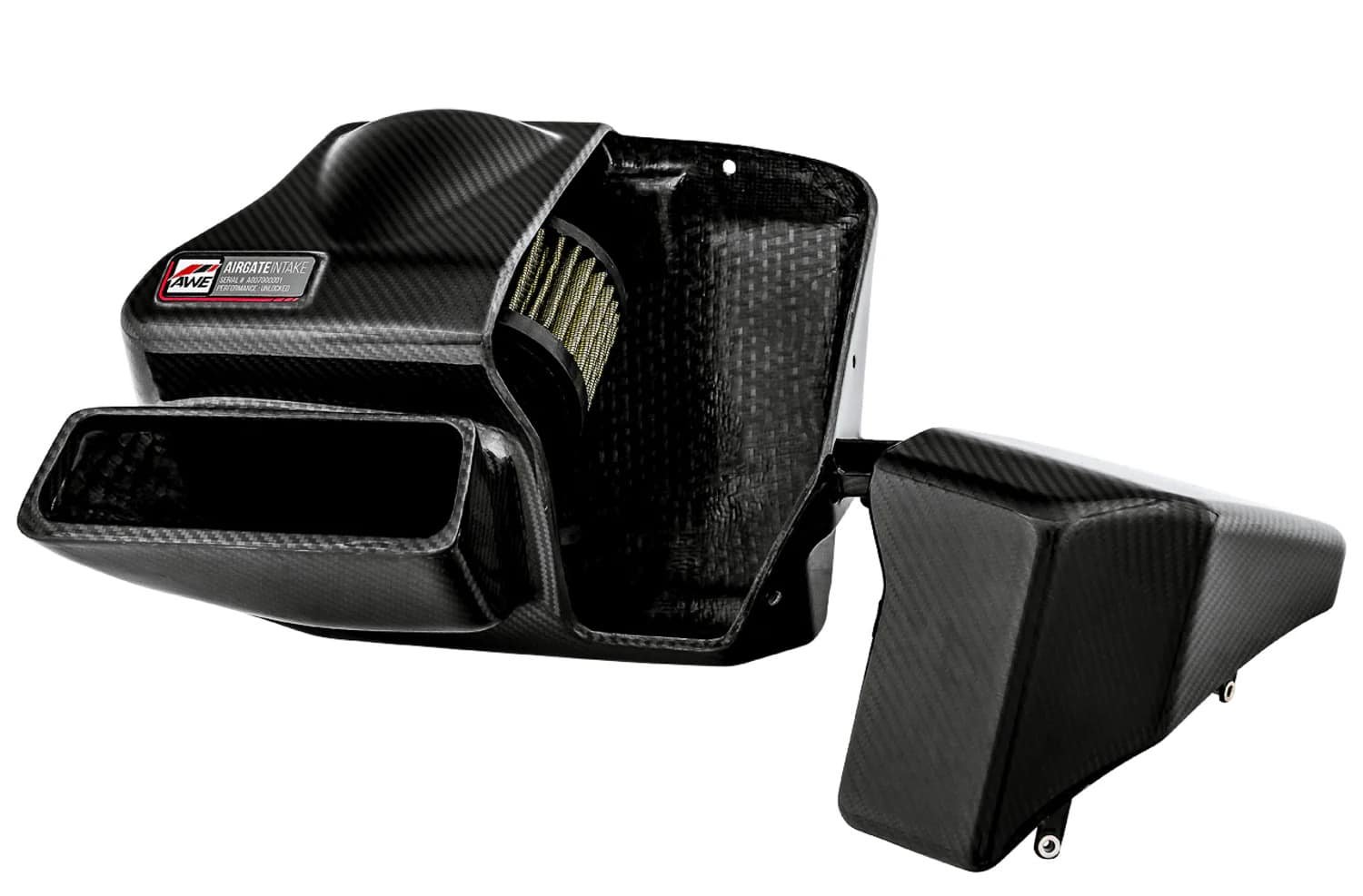 AWE Tuning 1.8T / 2.0T Carbon Fiber AirGate Intake w/ Lid for Audi A3 and S3 / Volkswagen MQB and Golf R [2660-15024]