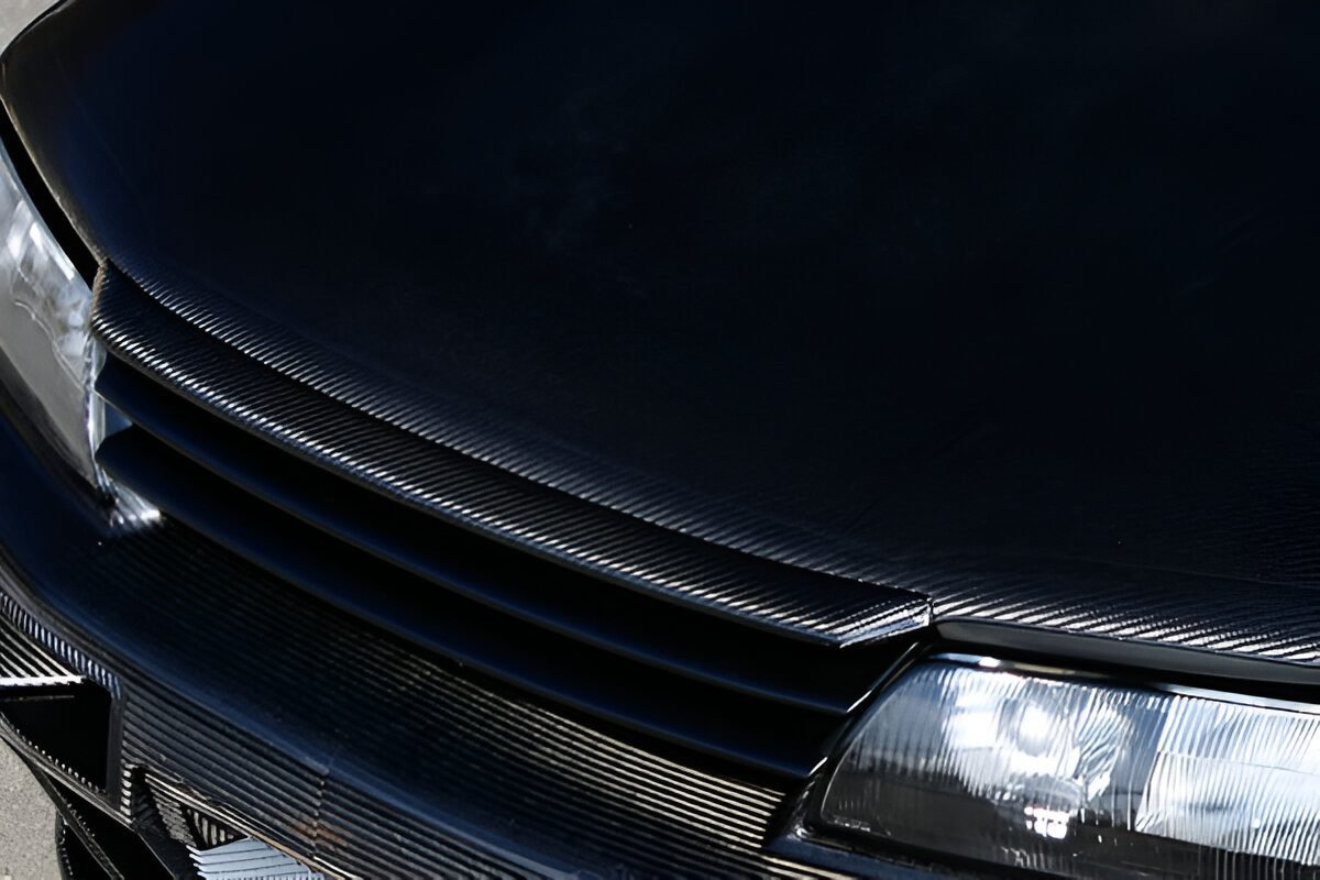 Benetec Carbon Bonnet Lip for R32 Nissan Skyline GT-R