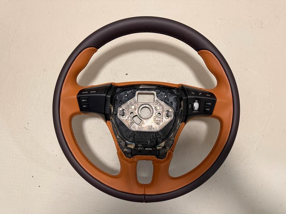 Bentley GT Lenkrad Facelift 2004-2014 braunes Leder VW Audi
