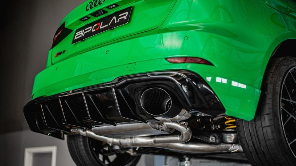 Bestpreisgarantie! Bipolar Exhaust Klappenauspuff Audi TTRS RS3