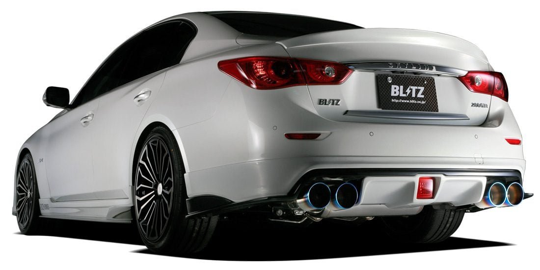 Blitz Power AERO SPEED R-Concept Rear Diffuser Rear Fog for YV37 & ZV37 Nissan Skyline 200GT-t