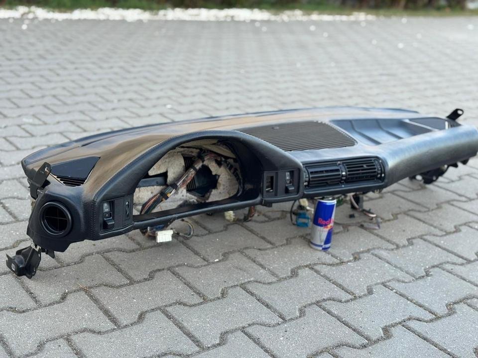 Bmw e34 m5 original leder cockpit leather dashboard raritat nappa