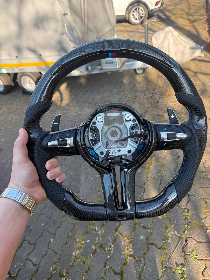 BMW M Performance Lenkrad / Carbon Alcantara / Schaltwippen / Neu