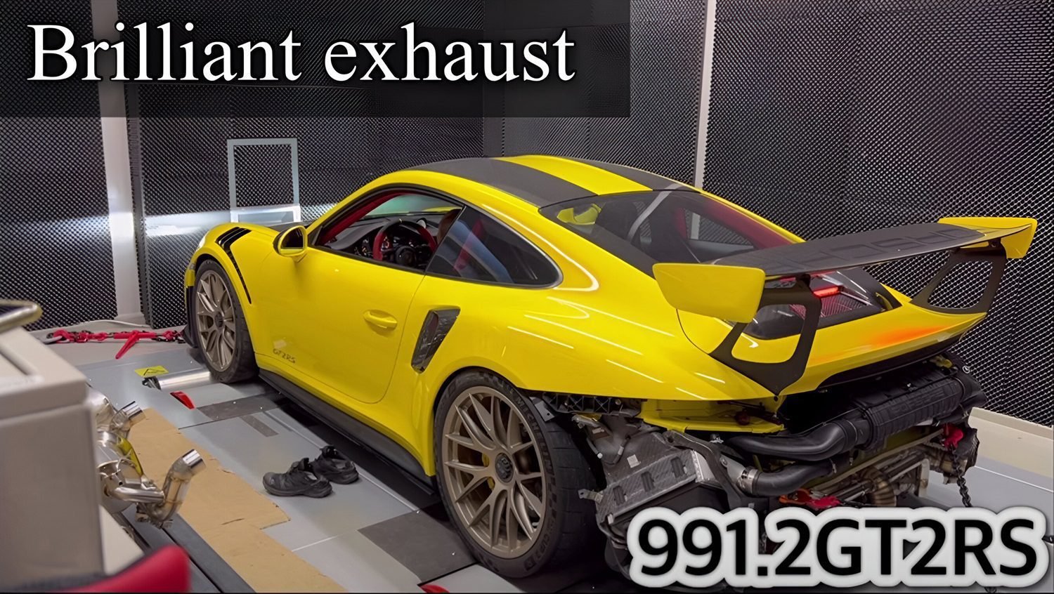 Brilliant Exhaust System for 991.2 Porsche GT2 RS