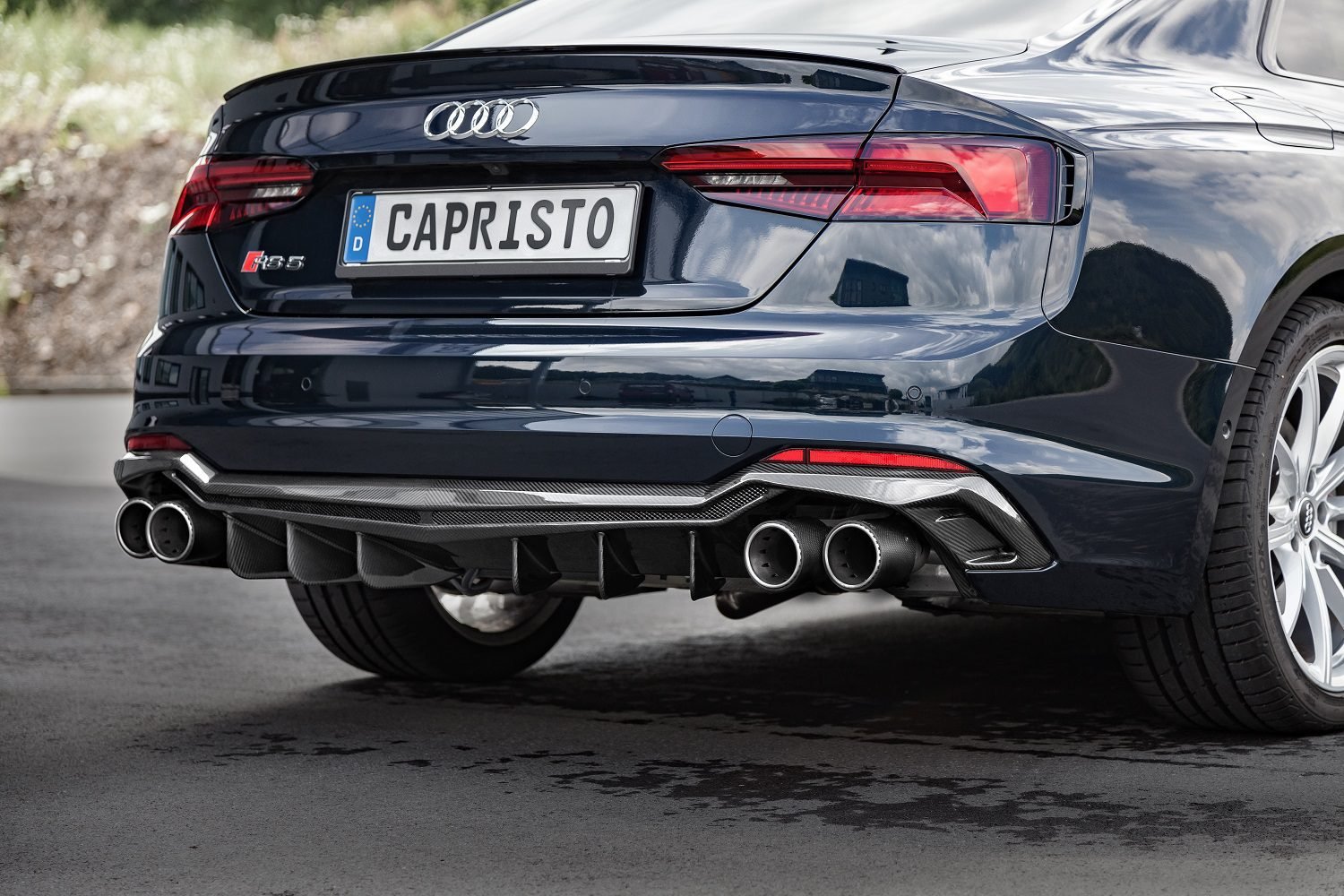 Capristo Carbon Rear Diffuser for B9 & F5 Audi RS5