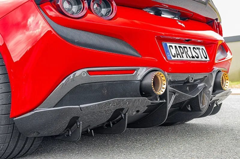 Capristo Carbon Rear Diffuser for Ferrari F8 Tributo