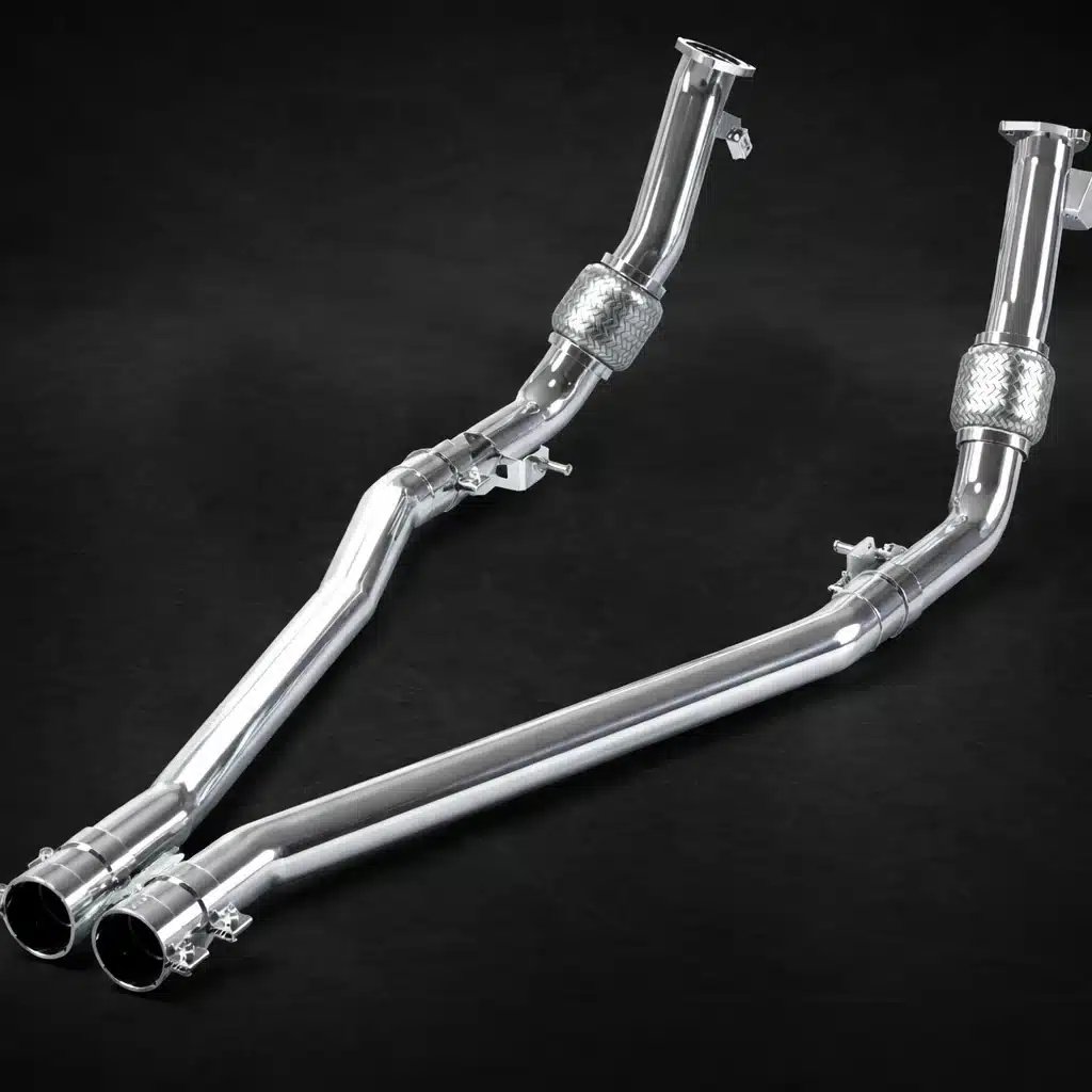 Capristo Front Silencer Connecting Pipes for 9YA / 9YB Porsche Cayenne [02PO07703048]