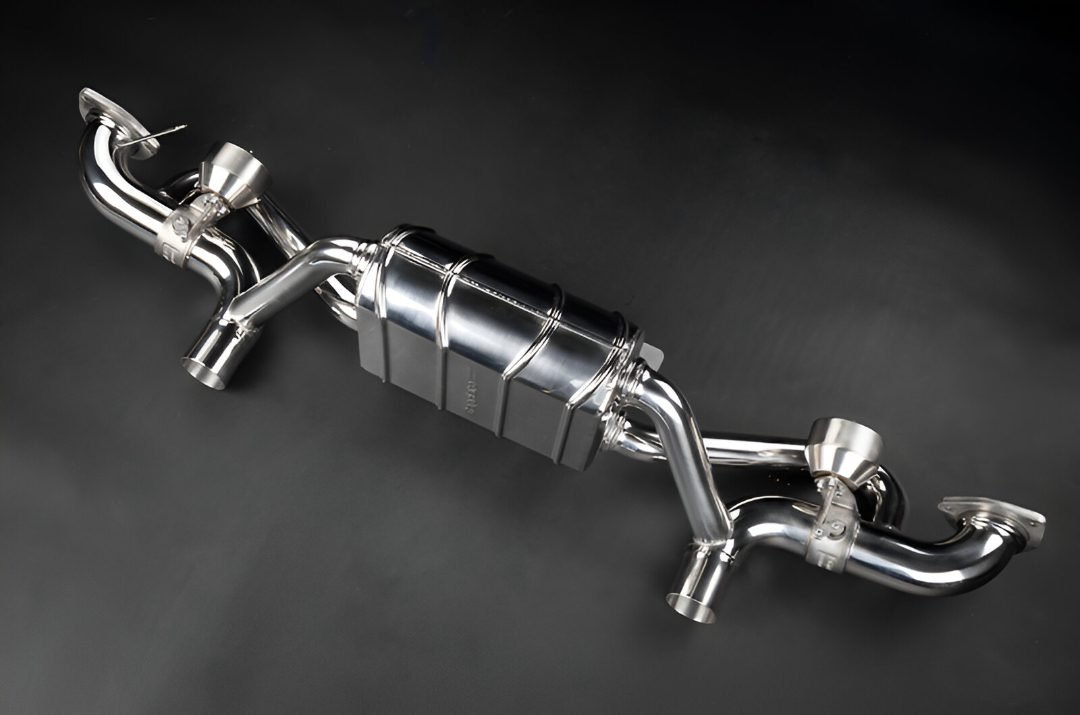 Capristo Full Valved Exhaust System for 982 Porsche 718 Cayman GT4 RS