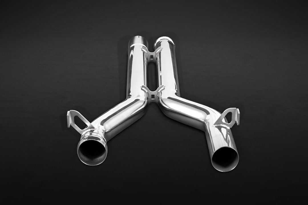 Capristo Middle Silencer Spare Pipes for W204 Mercedes-Benz C 63 AMG [02MB02003006/02MB02003007]
