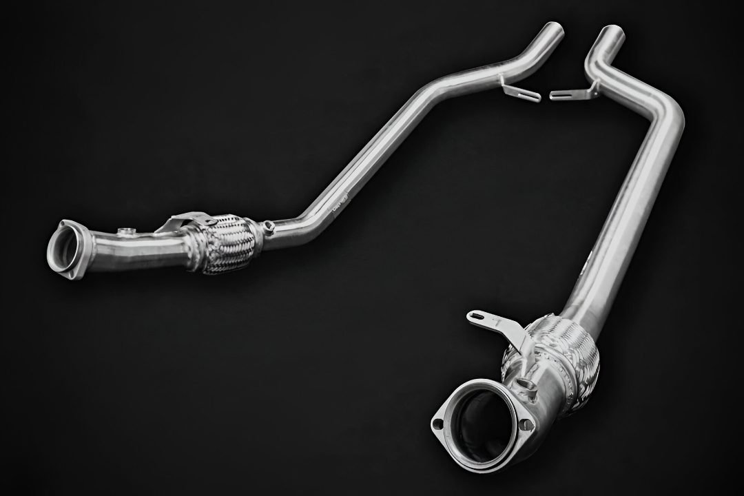 Capristo Middle Silencer Spare w/ Race Pipes for R231 Mercedes-Benz SL 63 AMG [02MB03603011CD]