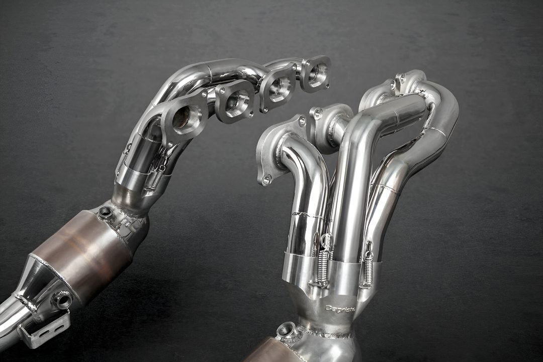 Capristo Race Headers w/ Secondary Race Pipes for W204 Mercedes-Benz C 63 AMG & C 63 AMG Black Series [02MB02005004]