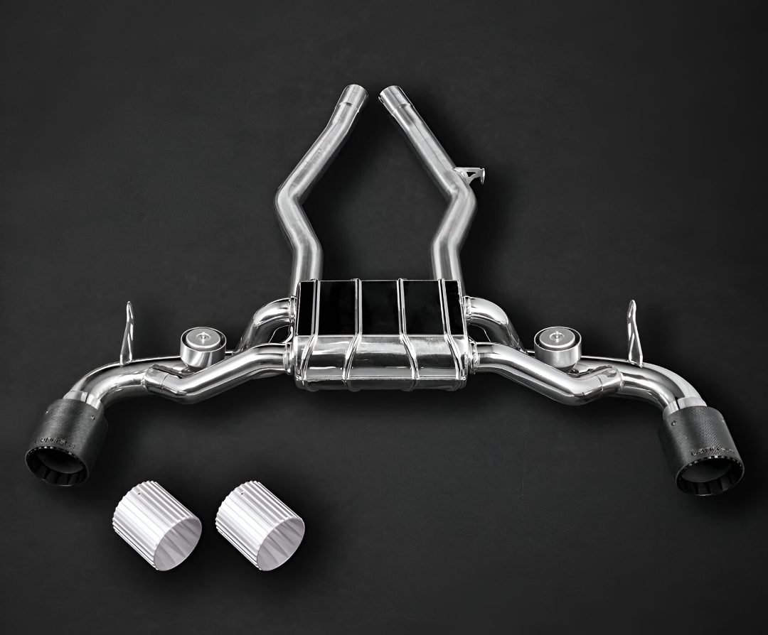 Capristo Valved Catback Exhaust System with Carbon Tips for A90 / A91 Toyota GR Supra