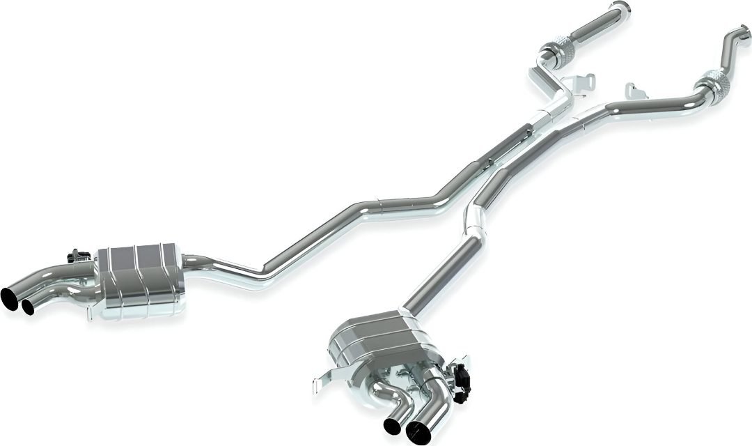 Capristo Valved Exhaust System w/ Mid-Pipes for C192 Mercedes-AMG GT 63 [02MB08903034]