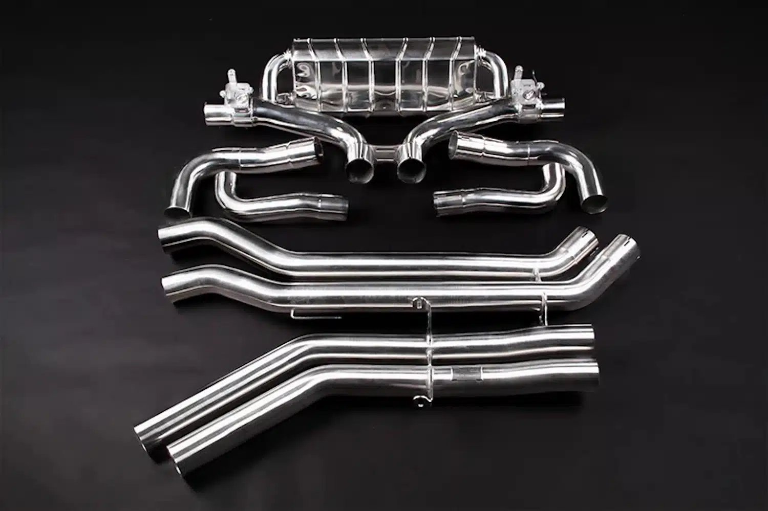 Capristo Valved Exhaust w/ Mid-Silencer and Wicrom Tips for 4M Audi SQ7 / SQ8