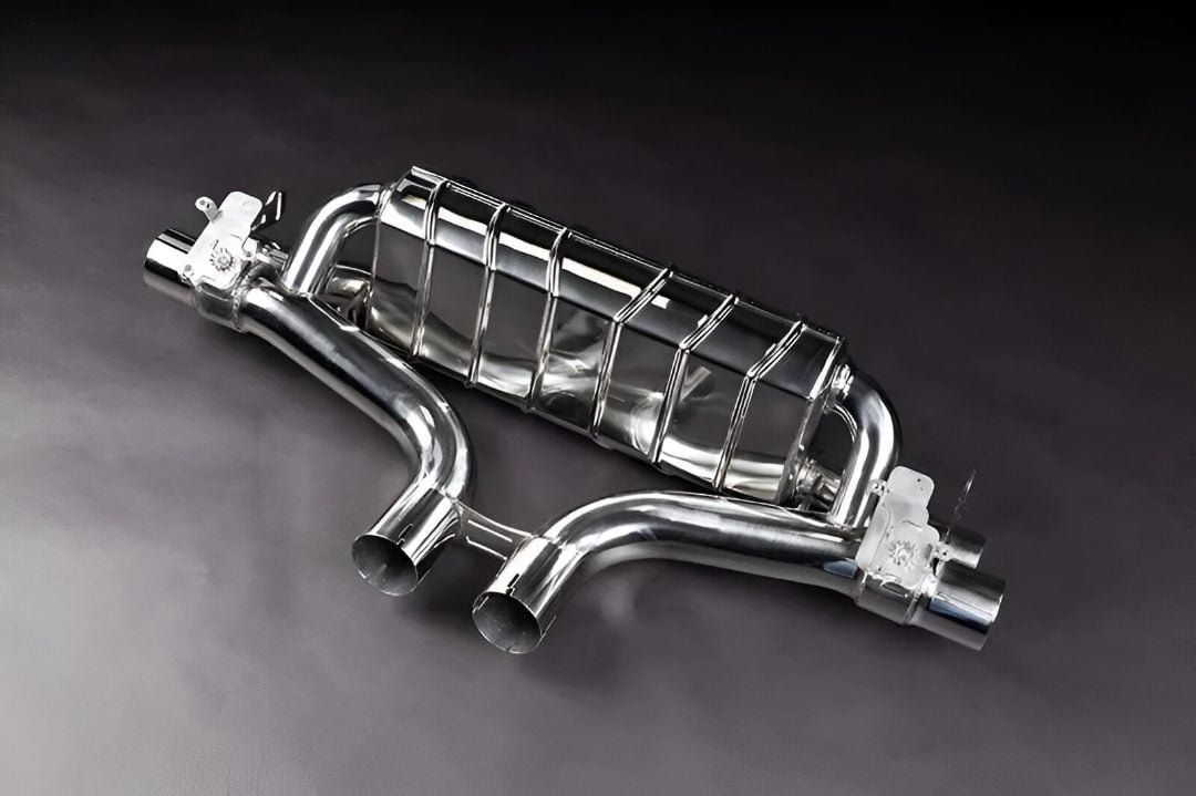 Capristo Valved Exhaust with Mid-Pipe Replacements for 9Y0 & 9Y3 Porsche Cayenne GTS / S / Turbo / Turbo S E-Hybrid [02PO07703040]