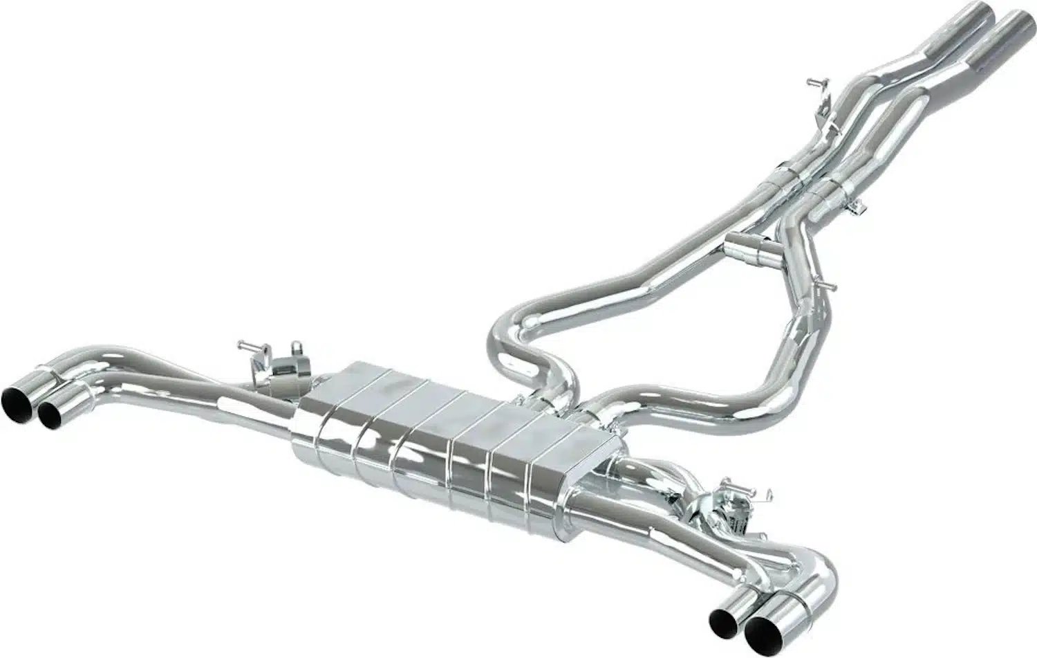 Capristo Valved Exhaust with Mid-Pipes (OEM Tips) for 8U / F3 Audi RSQ3 [02AU10903026]