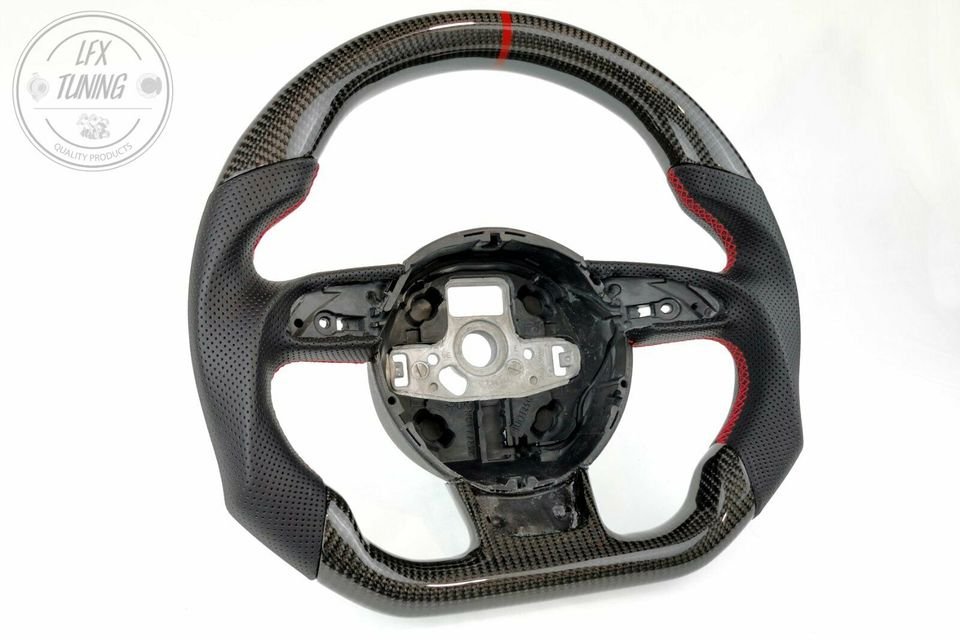Carbon Lenkrad Audi A3 S3 RS3 8V A4 A5 S4 RS4 B8 A6 S6 RS6 4G C7