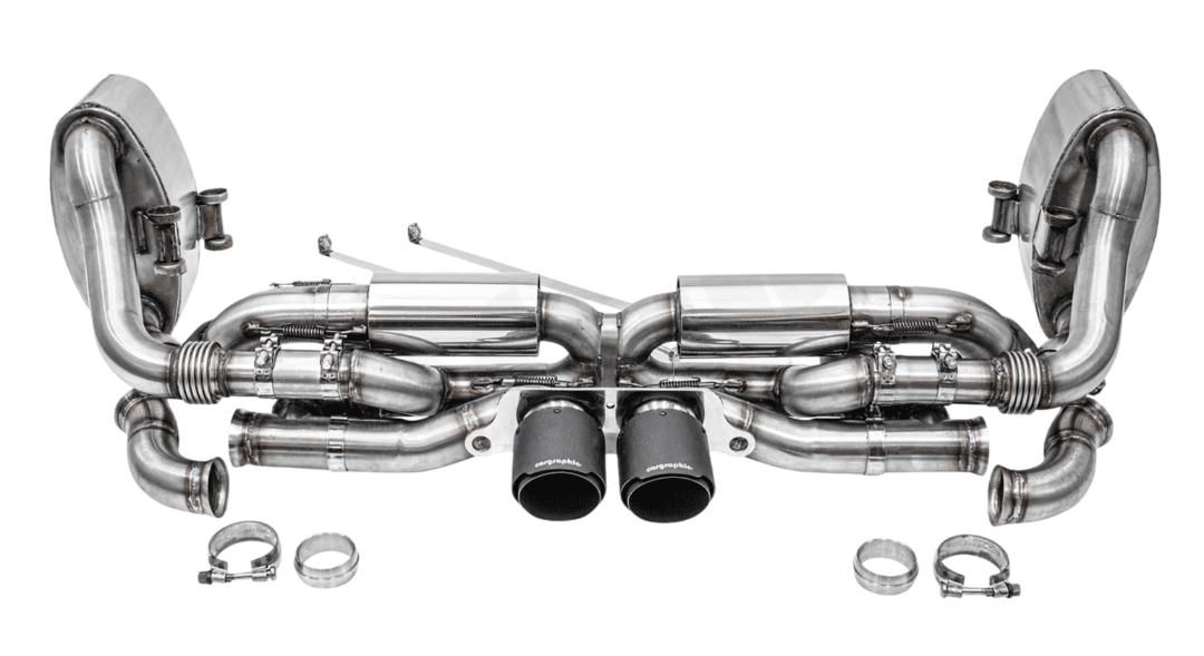 CARGRAPHIC GT3-Look Catback Exhaust System for 991.1 Porsche 911 Carrera / 4 / 4S / GTS / S
