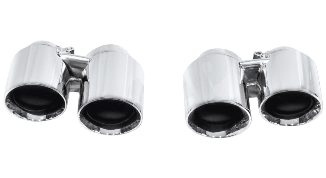 CARGRAPHIC Modena Design Double End Tailpipe Set for 991.1 & 997.1 Porsche 911 Carrera / 4 / 4S / GTS / S