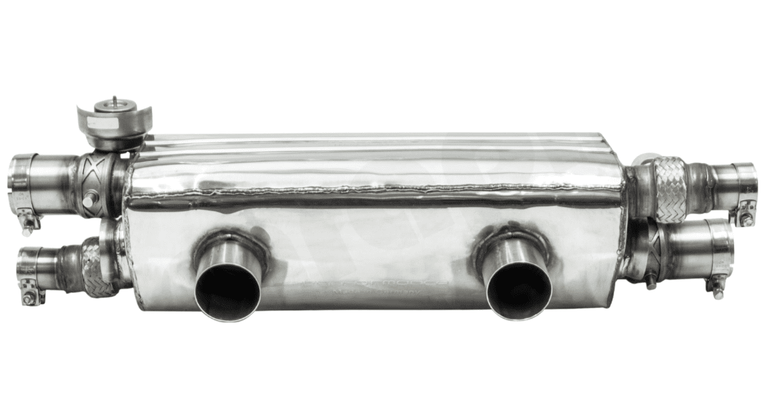 CARGRAPHIC PSE-Look Valved Rear Silencer for 991.2 Porsche 911 Carrera / 4 / 4S / GTS / S / T