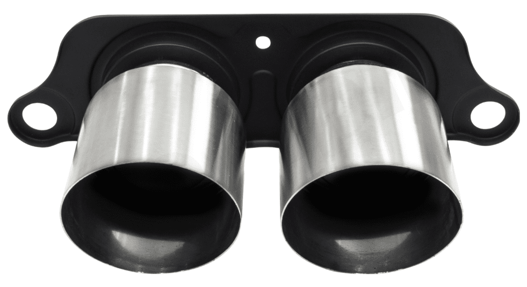 CARGRAPHIC Round Lightweight Sport Tailpipes for 991 Porsche 911 GT3 / GT3 RS / R