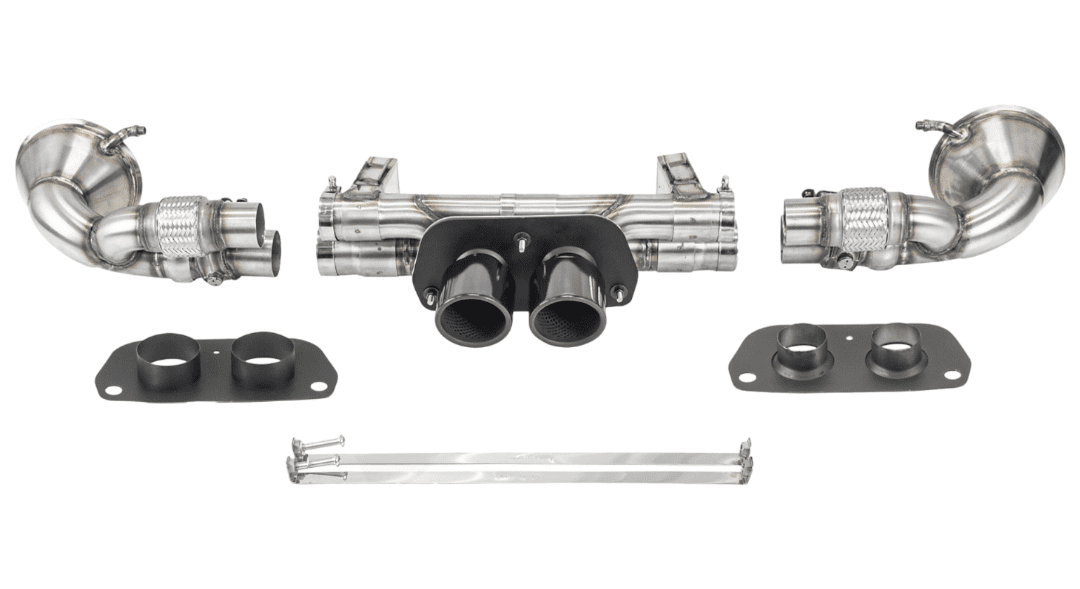 CARGRAPHIC Valved Rear Silencer for 991.2 Porsche 911 GT3 RS / Speedster (GPF / OPF)