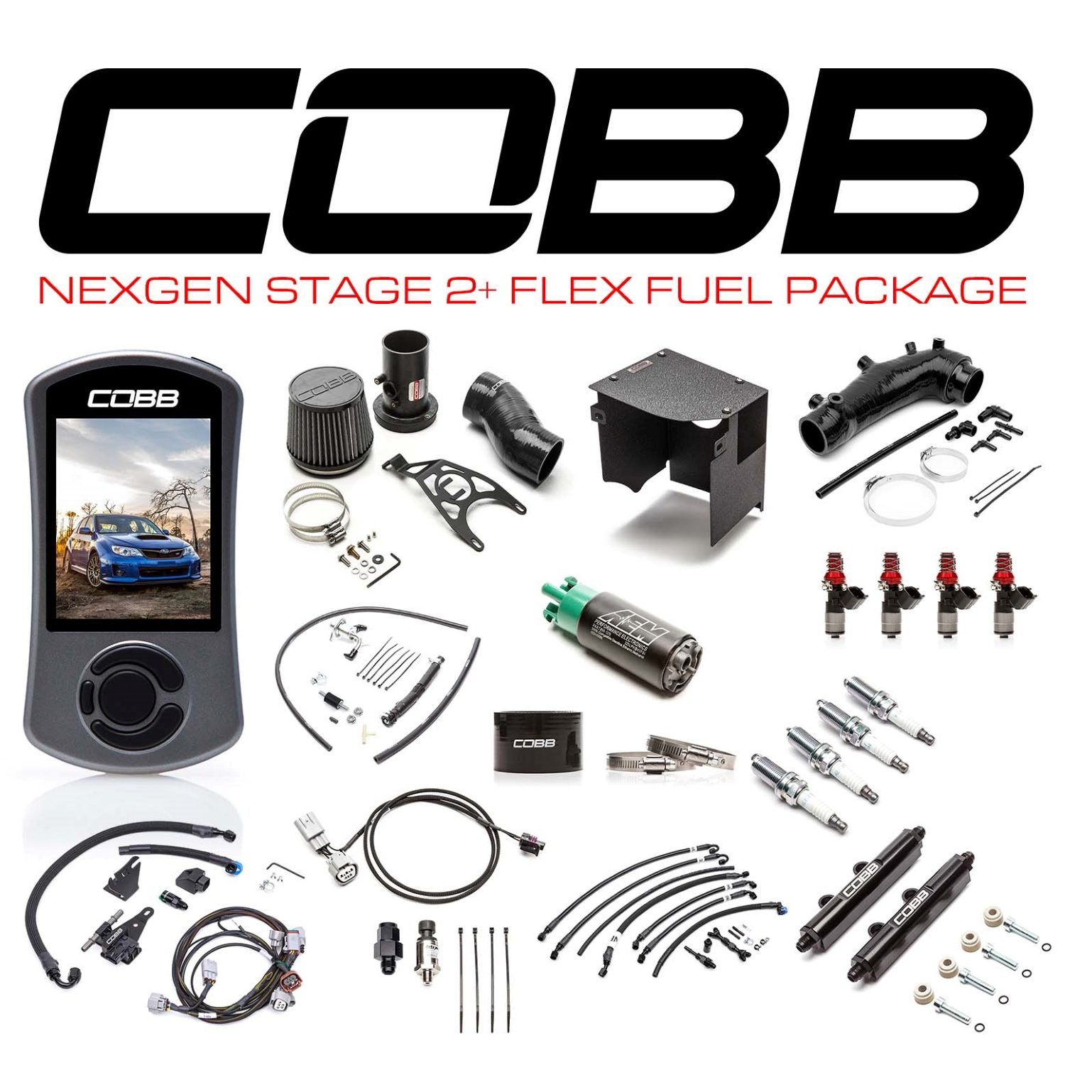 COBB Tuning NexGen Stage 2 Power Package with Flex Fuel for GR / GV Subaru Impreza WRX STi