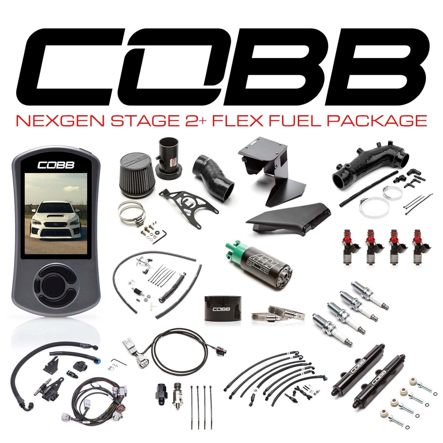 COBB Tuning NexGen Stage 2 Power Package with Flex Fuel for VA Subaru WRX STi / Type RA