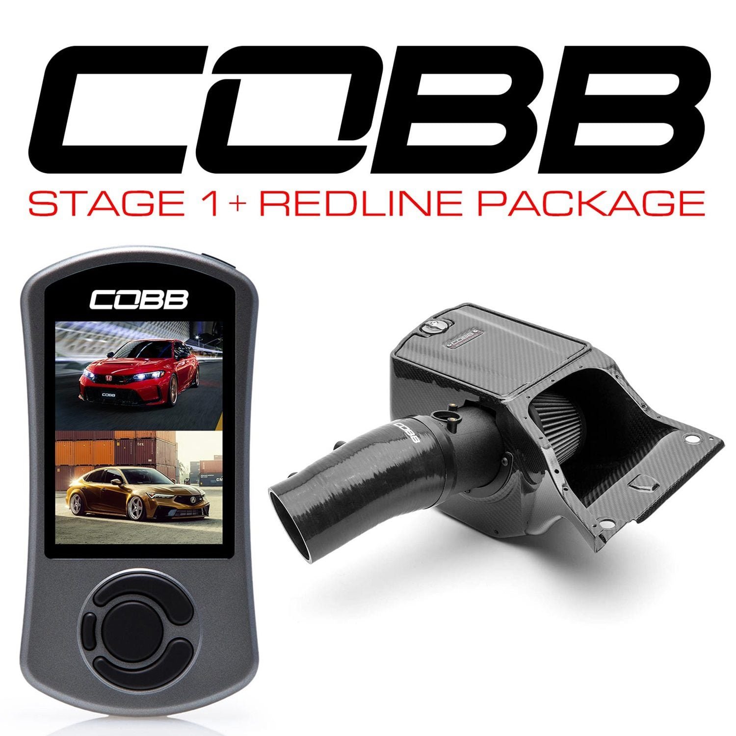 COBB Tuning Stage 1+ Carbon Power Package for DE5 Acura Integra Type S / FL5 Honda Civic Type R [HON003001P]