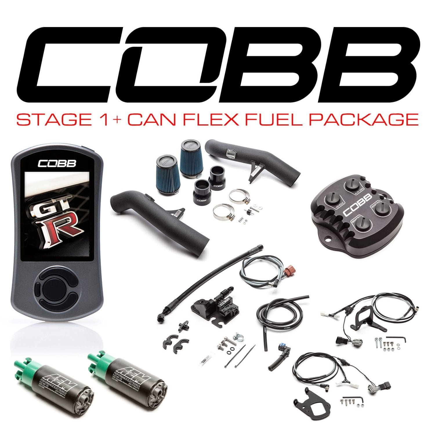 COBB Tuning Stage 1 Power Package w/ CAN Flex Fuel for R35 Nissan GT-R