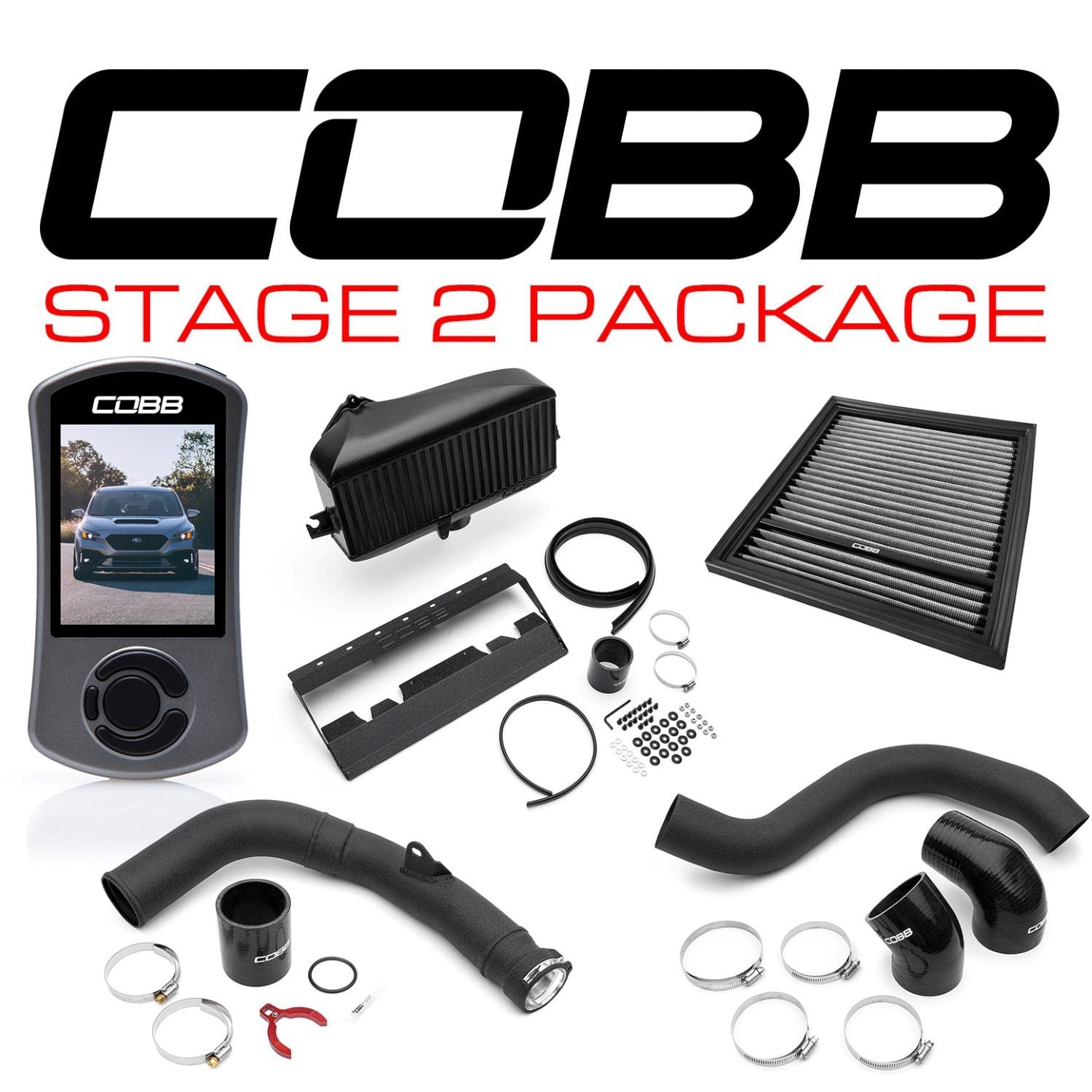 COBB Tuning Stage 2 Black Power Package for VB Subaru WRX
