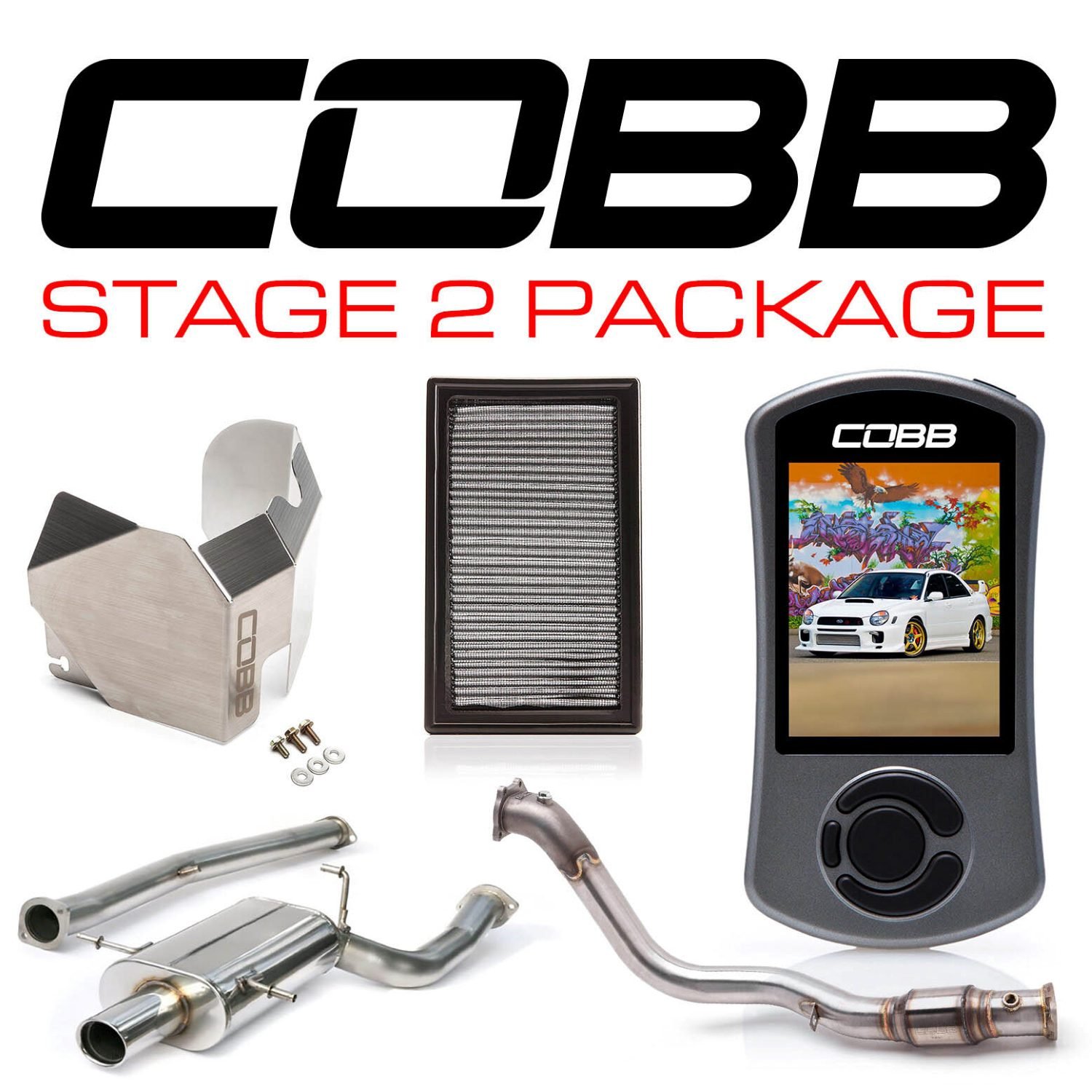 COBB Tuning Stage 2 Power Package with V3 Accessport for GD / GG Subaru Impreza WRX