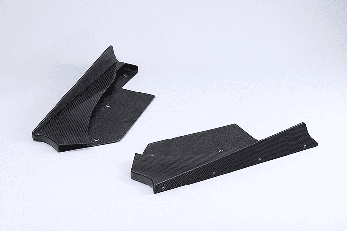 Do Luck Optional Front Diffuser Racing End Plate Extension Set for 2009-16 Nissan GT-R [R35]