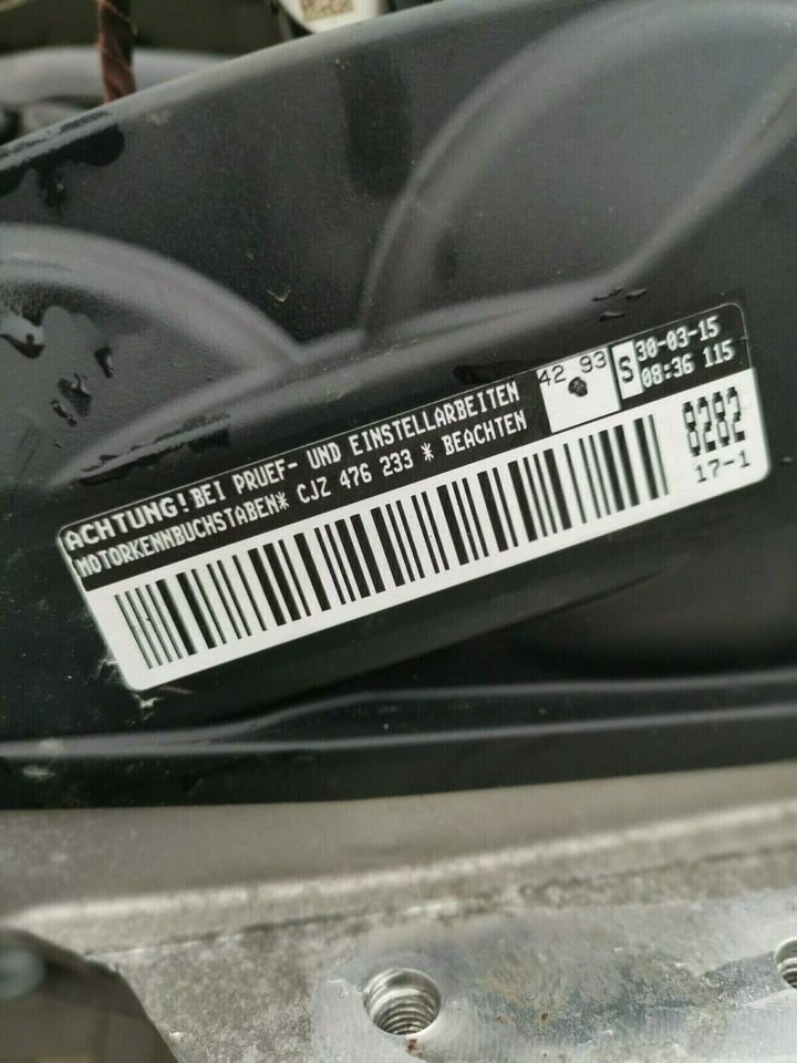 Engine Motor Audi Seat Skoda VW 1.2 TSI 31.001KM CJZA CJZB