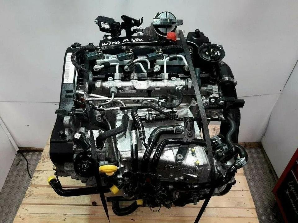 Engine Motor Audi Seat VW 2.0 TDi CRBC 63.067Tkm KOMPLETT+12 Mon.