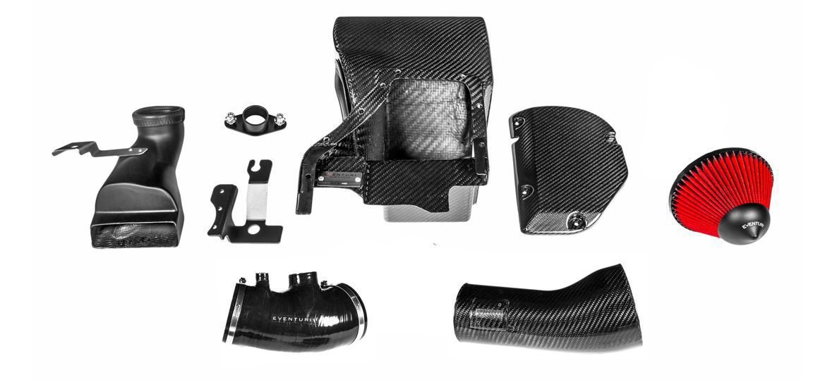 Eventuri Black Carbon Fiber Intake System for FK8 Honda Civic Type R [EVE-FK8-CF-INT]