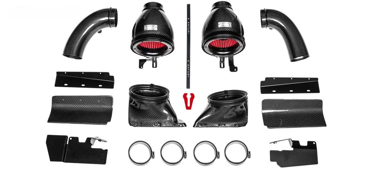 Eventuri Black Carbon Intake System for B8 Audi RS4 and RS5 [EVE-RS5-CF-INT]